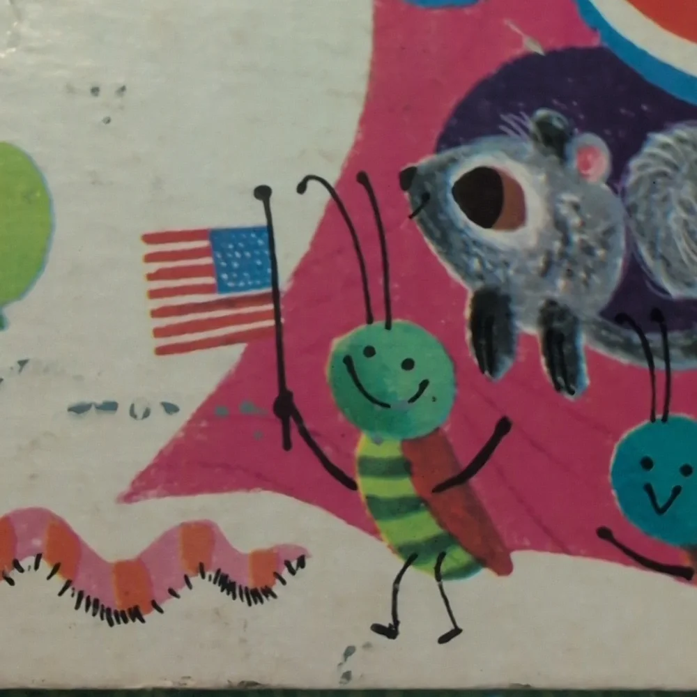 Vintage MCM‎ 60s Antique The Big Parade Hardcover Kids Book